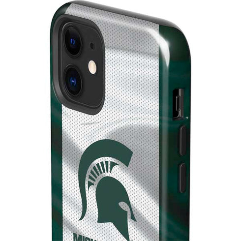 Michigan State University Spartans Jersey iPhone 12 Impact Case
