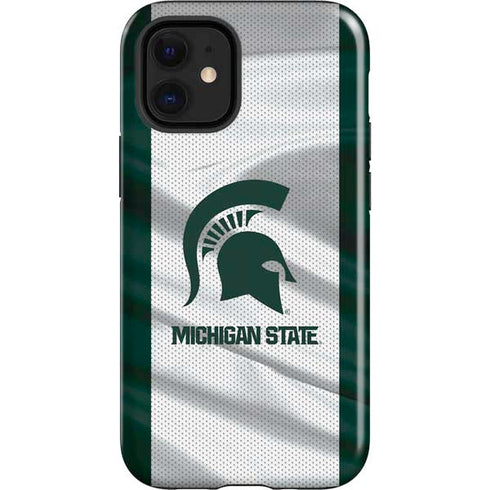 Michigan State University Spartans Jersey iPhone 12 Mini Impact Case