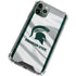 Michigan State University Spartans Jersey iPhone 12 Pro Clear Case