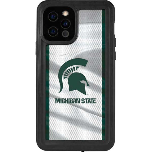 Michigan State University Spartans Jersey iPhone 12 Pro Waterproof Case