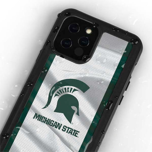 Michigan State University Spartans Jersey iPhone 12 Pro Waterproof Case