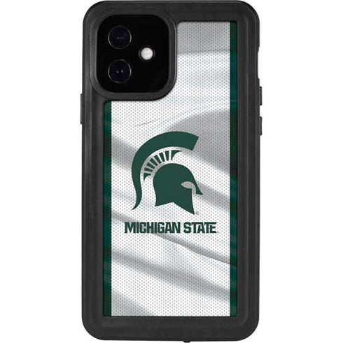 Michigan State University Spartans Jersey iPhone 12 Waterproof Case