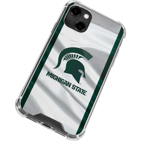 Michigan State University Spartans Jersey iPhone 13 Clear Case