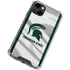 Michigan State University Spartans Jersey iPhone 13 Clear Case