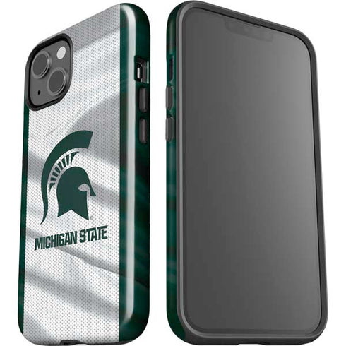 Michigan State University Spartans Jersey iPhone 13 Impact Case