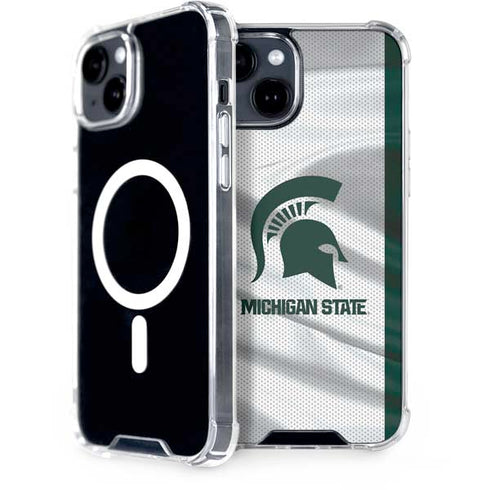 Michigan State University Spartans Jersey iPhone 13 MagSafe Case