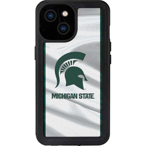 Michigan State University Spartans Jersey iPhone 13 Mini Waterproof Case
