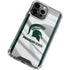 Michigan State University Spartans Jersey iPhone 13 Pro Clear Case