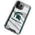 Michigan State University Spartans Jersey iPhone 13 Pro Max Clear Case