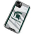 Michigan State University Spartans Jersey iPhone 14 Clear Case