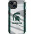 Michigan State University Spartans Jersey iPhone 15 Plus Impact Case