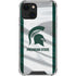 Michigan State University Spartans Jersey iPhone 14 Plus Clear Case