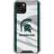 Michigan State University Spartans Jersey iPhone 15 Plus Clear Case