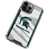 Michigan State University Spartans Jersey iPhone 14 Pro Clear Case