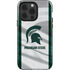 Michigan State University Spartans Jersey iPhone 15 Pro Impact Case