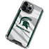 Michigan State University Spartans Jersey iPhone 15 Pro Max Clear Case