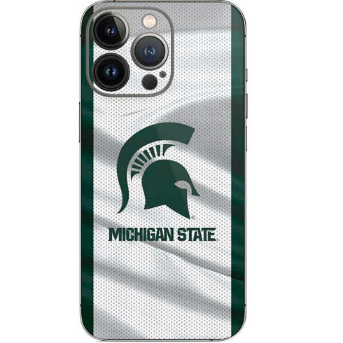 Michigan State University Spartans Jersey iPhone 14 Pro Skin