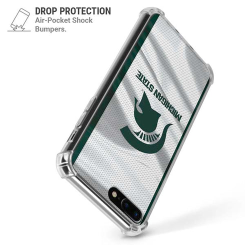 Michigan State University Spartans Jersey iPhone 7/8 Plus Clear Case