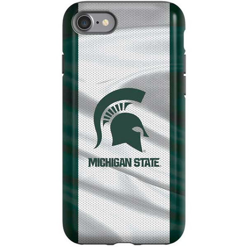 Michigan State University Spartans Jersey iPhone SE (2nd & 3rd Gen) Pro Case