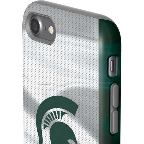 Michigan State University Spartans Jersey iPhone SE (2nd & 3rd Gen) Pro Case