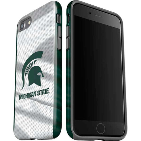Michigan State University Spartans Jersey iPhone SE (2nd & 3rd Gen) Pro Case