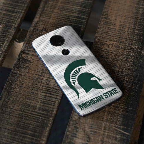 Michigan State University Spartans Jersey Moto E5 Plus Skin