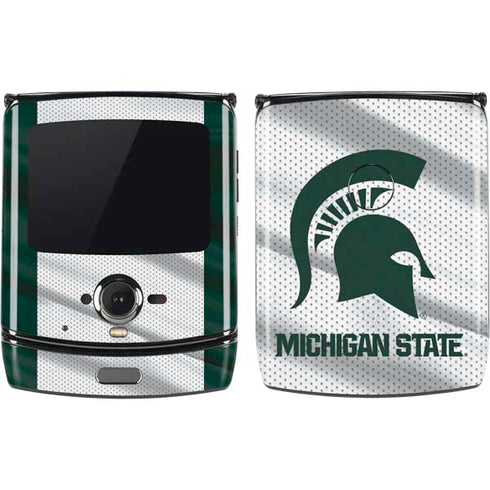 Michigan State University Spartans Jersey Motorola RAZR Skin