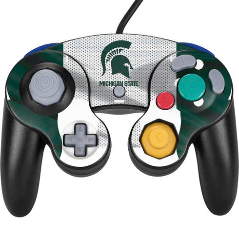 Michigan State University Spartans Jersey Nintendo GameCube Controller Skin