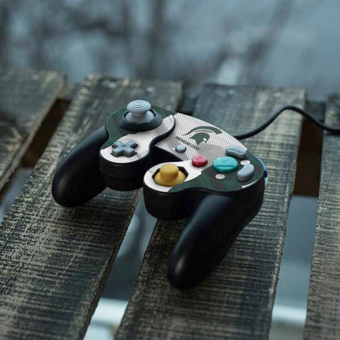 Michigan State University Spartans Jersey Nintendo GameCube Controller Skin