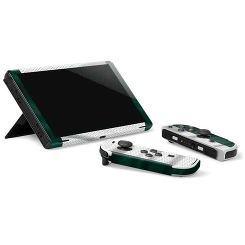 Michigan State University Spartans Jersey Nintendo Switch OLED (2021) Skin
