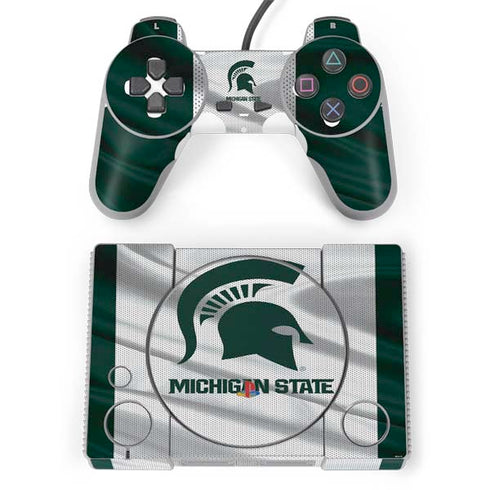 Michigan State University Spartans Jersey PlayStation Classic Bundle Skin