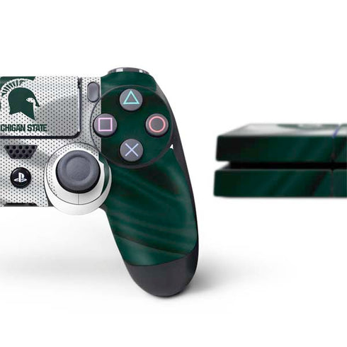 Michigan State University Spartans Jersey PS4 Console and Controller Bundle Skin