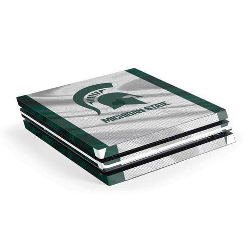Michigan State University Spartans Jersey PS4 Pro Console Skin