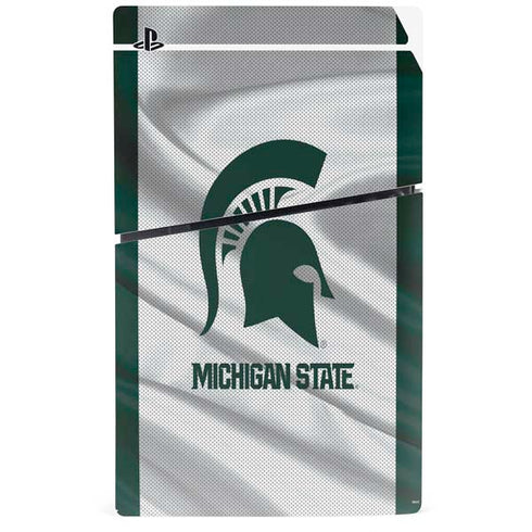Michigan State University Spartans Jersey PS5 Slim Digital Edition Bundle Skin