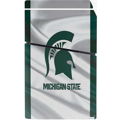 Michigan State University Spartans Jersey PS5 Slim Digital Edition Bundle Skin
