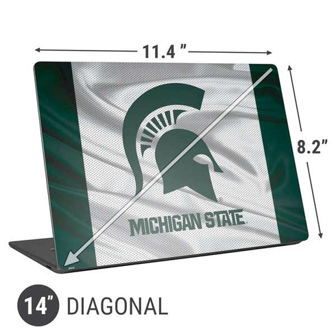 Michigan State University Spartans Jersey Universal Laptop 14in (11.4 x 8.2in) Skin