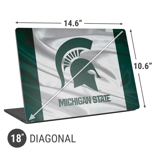 Michigan State University Spartans Jersey Universal Laptop 18in (14.6 x 10.6in) Skin