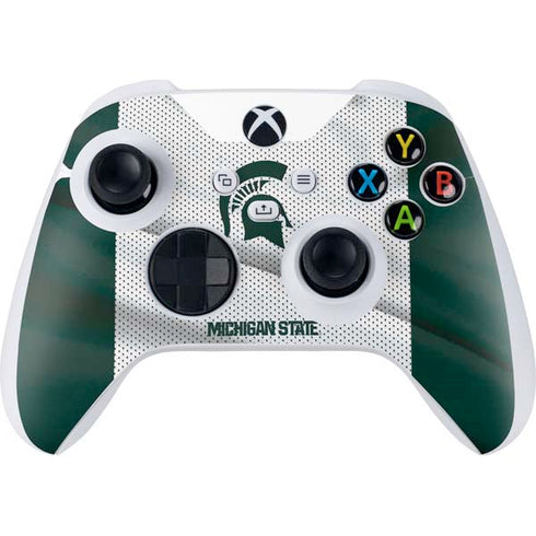 Michigan State University Spartans Jersey Xbox Series S Controller Skin
