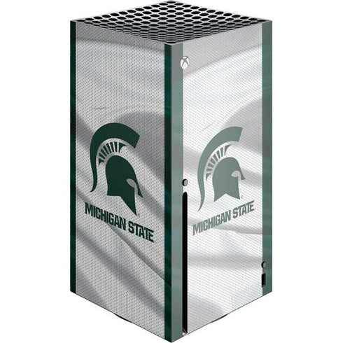 Michigan State University Spartans Jersey Xbox Series X Console Skin