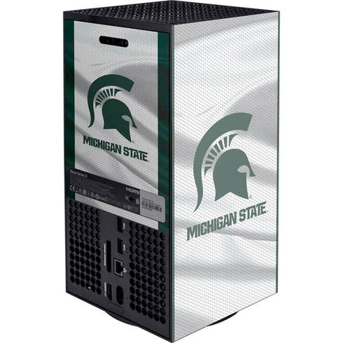 Michigan State University Spartans Jersey Xbox Series X Console Skin