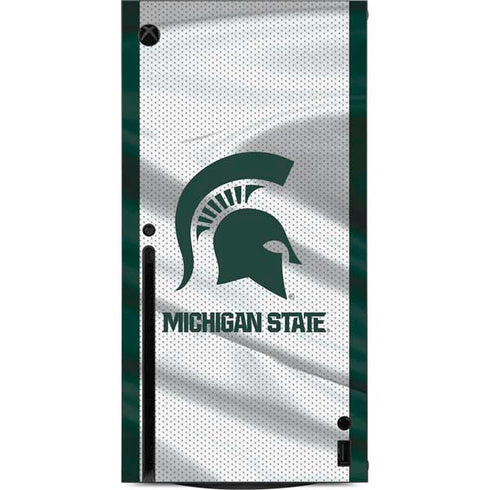 Michigan State University Spartans Jersey Xbox Series X Console Skin