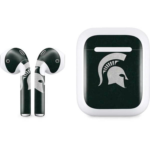 Michigan State University Spartans Logo Apple AirPods Skin