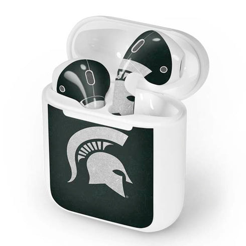 Michigan State University Spartans Logo Apple AirPods Skin
