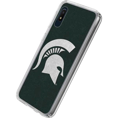 Michigan State University Spartans Logo Galaxy A10e Clear Case