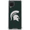 Michigan State University Spartans Logo Galaxy A12 Clear Case