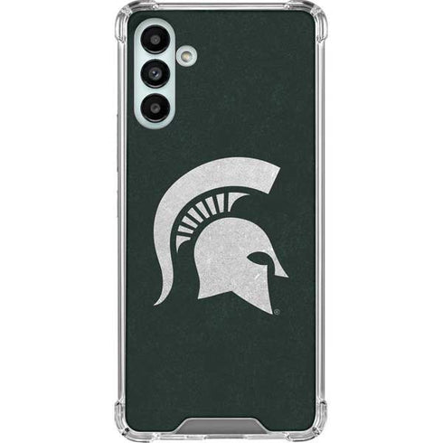 Michigan State University Spartans Logo Galaxy A13 5G Clear Case
