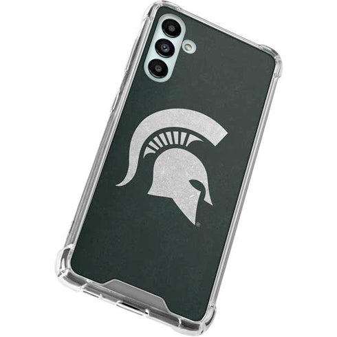 Michigan State University Spartans Logo Galaxy A13 5G Clear Case