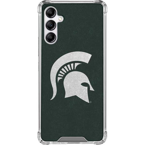 Michigan State University Spartans Logo Galaxy A14 5G Clear Case