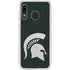 Michigan State University Spartans Logo Galaxy A20 Clear Case