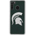 Michigan State University Spartans Logo Galaxy A21 Clear Case